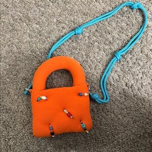 Marshall Columbia Orange Beaded Mini Bag